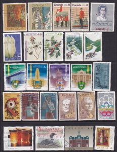 Canada 78 Used Stamps