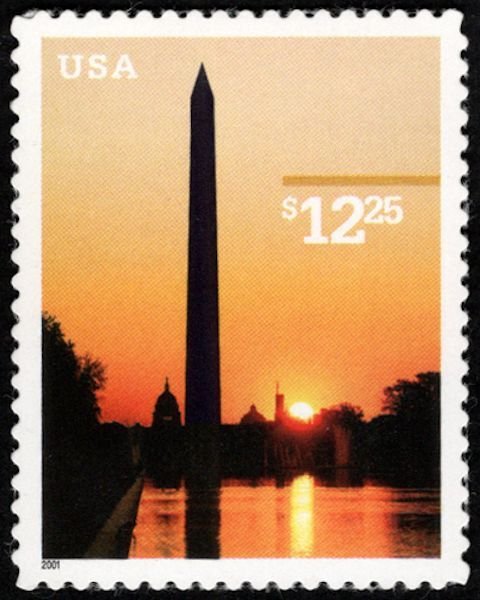 US #3473 $12.25 Washington Monument, SUPERB mint never hinged, Super Nice!