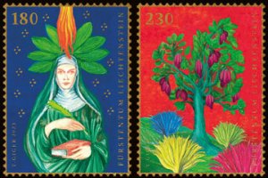 Scott #1906-7 Hildegard of Bingen MNH