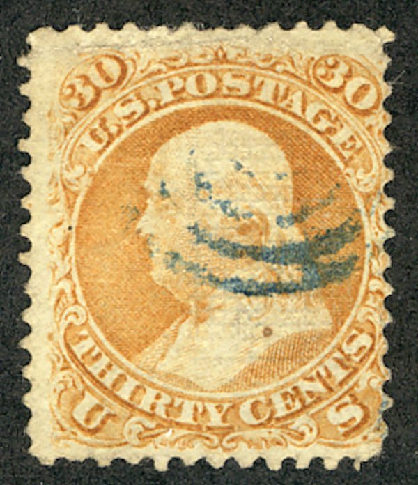 USA #100 Fine+, lighter than normally seen cancel, nice stamp Retails $950