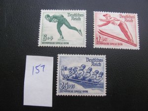 Germany 1935 MNH SC B79-81 SET VF/XF 50 EUROS (157)