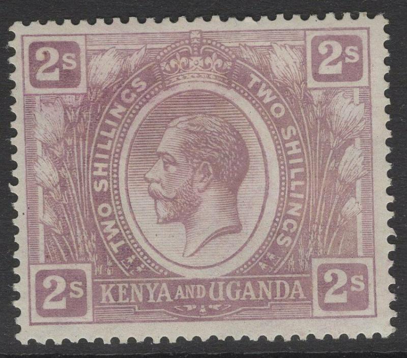 KENYA, UGANDA & TANGANYIKA SG88 1922 2/= DULL PURPLE MTD MINT