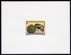 Upper Volta 1981 Mi#818 INSECTS (Ateuchus sacer) DELUXE S/S IMPERFORATED MNH