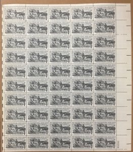 1130    Comstock Lode Centennial     MNH 4 cent sheet of 50     FV $2.00    1959