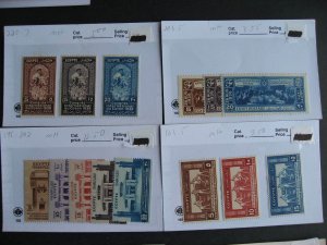 Egypt MH, MNH collection assembled in sales cards check it out!