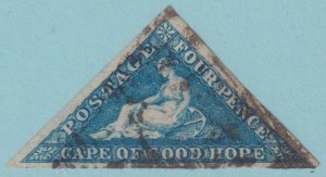 CAPE OF GOOD HOPE 4 SG 6 1855 USED PERKINS BACON PRINTING NO FAULTS VERY FINE!