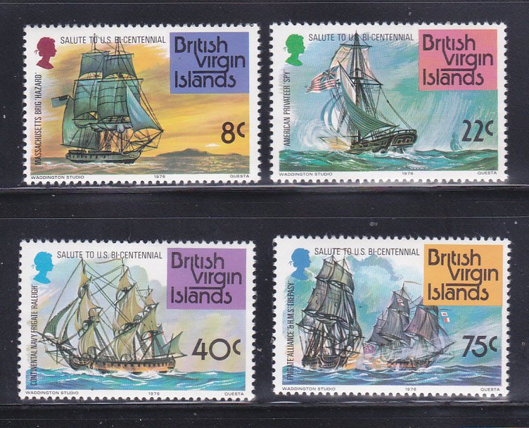 Virgin Islands 309-312 Set MNH American Bicentennial (D)