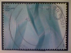 United States, Scott #4720, used(o), 2012, Waves, $10, light and dark blue