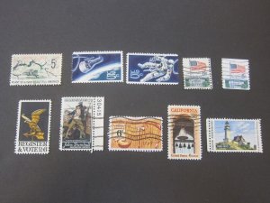 United States 1966 Sc 1318,31-2,38-38A,44,57,61,91 sets(10) FU 