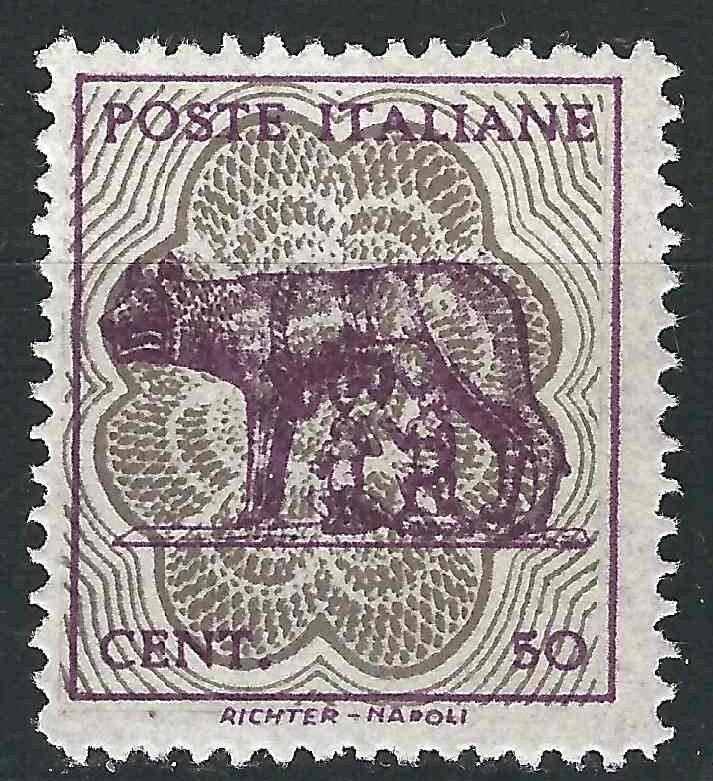 Italy Socialist Republic Umberto II 515a  NGAI VF 1943 SCV €220