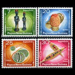 PAPUA NEW GUINEA 1976 - Scott# 429-32 Artifacts Set of 4 NH