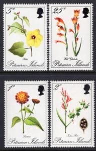 Pitcairn Islands 110-113 Flowers MNH VF