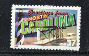 3728 * NORTH CAROLINA  * U.S. Postage Stamp  MNH