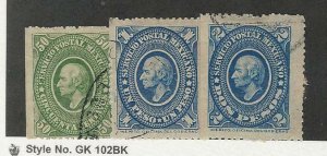 Mexico, Postage Stamp, #160-162 Used, 1884, DKZ