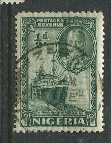 Nigeria - Scott 38 - KGV Definitive -1936 - Used - Single 1/2p Stamp