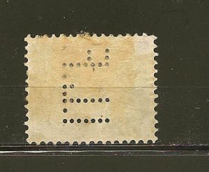 Netherlands SC#60 ILF Perfin Used