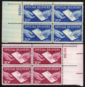 MALACK E20 - E21 VF NH Plate Blocks of 4, Nice!  (st..MORE.. n4381 