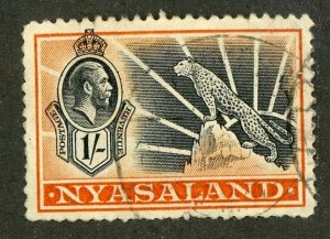 5864 BCX Nyasaland 1934 Scott# 46 used (offers welcome)