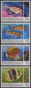 Norfolk Island 1984 SG334-337 Reef Fish set MNH