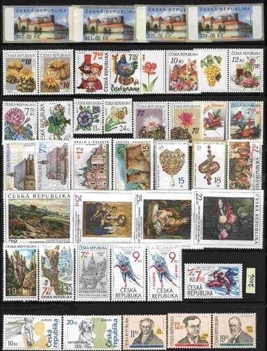 Czechoslovakia ( Ceska ) MNH Complete year set 2006 36 Stamps + 2 S/S + 4 ATM