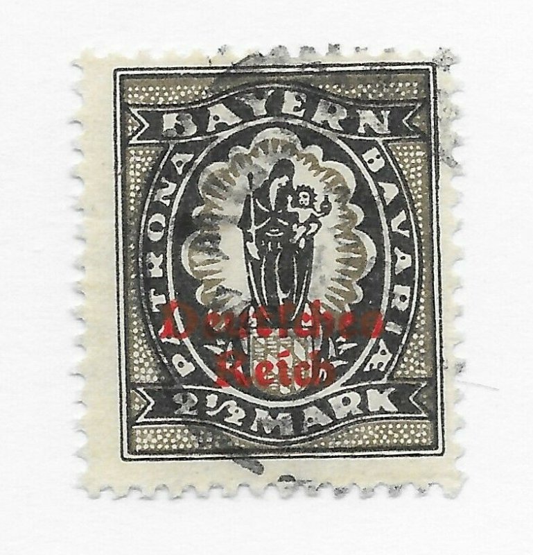 Germany Bavaria #270a - Stamp CAT VALUE $95.00