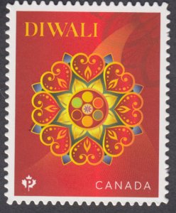 Canada -  *NEW* Diwali 2021, Die Cut Stamp From Quarterly Pack - MNH