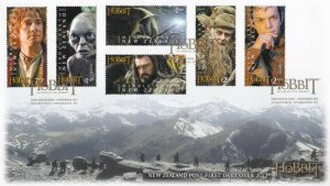 New Zealand The Hobbit 2012 The Lord Of The Ring Movie Middle Earth (FDC)