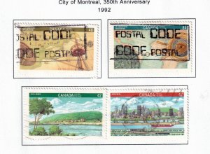 Canada 1992  -Canada 92  - VF-Used  set  # 1404-1407