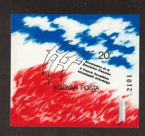 Hungary Sc 3179 MNH Imperf S/S of 1989 - French Revolution - HM05