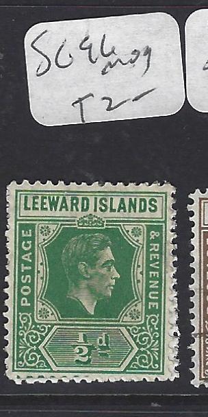 LEEWARD ISLANDS (P1710B) KGVI   1/2D   SG 96  MOG