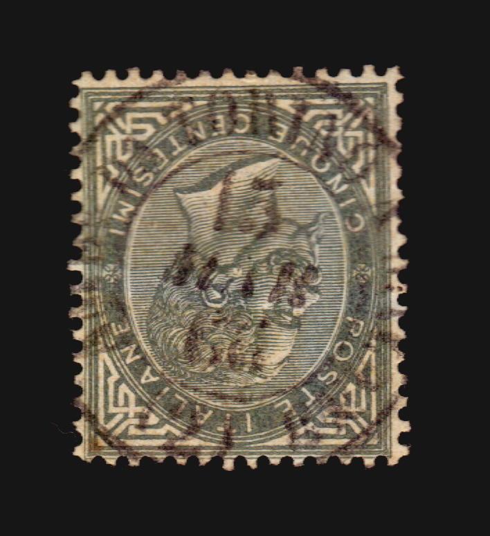 URBINO CAMERINO TORINO CA1870  ITALY REGNO 3 SON STAMP CANCELS POSTMARK ANULLI 