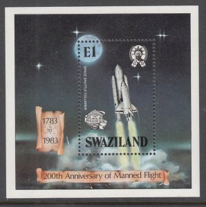 Swaziland 435 Space Souvenir Sheet MNH VF