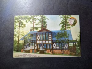 1909 USA Postcard Cover Seattle WA to Chester Co PA Hoo Hoo House Alaska Yukon