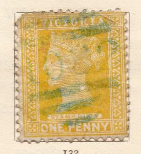 Victoria 1890s Early Issue Fine Used 1d. 153992