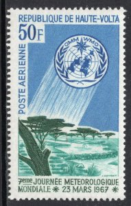 1414 - Upper Volta 1967 - Airmail - World Meteorological Day - MNH Set