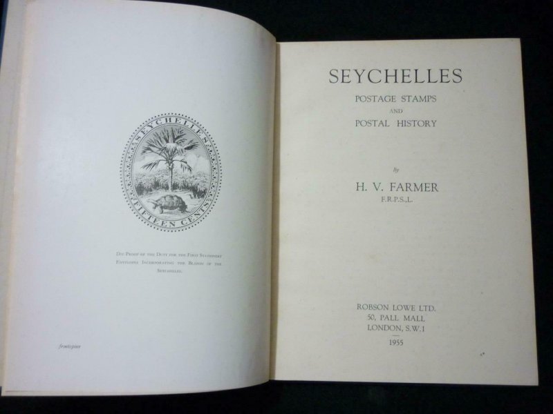 SEYCHELLES POSTAGE STAMPS AND POSTAL HISTORY by H V FARMER