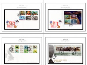 COLOR PRINTED GREAT BRITAIN FDCs 2011-2020 STAMP ALBUM PAGES (325 illust. pages)