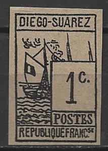 COLLECTION LOT 14789 DIEGO-SUAREZ #6 UNG 1890 HCV