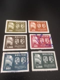 Bolivia sc 411-413,C205-C207 MH+u
