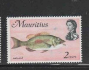 MAURITIUS #339 1969 2c BATARDE FISH MINT VF NH O.G