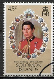 Solomon Islds.: 1981: Sc. # 451  Used Single Stamp