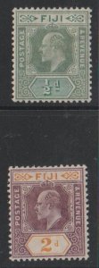 Fiji SC  59, 61 Mint, Hinged