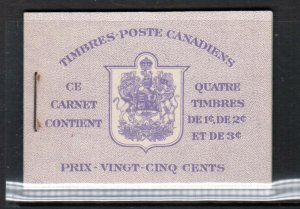 Canada Booklet #37e Very Fine Never Hinged Complete French