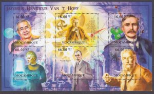 2012 Mozambique 5519-5524KL Nobel laureates / Jacob Hendrik van't Hoff 1...