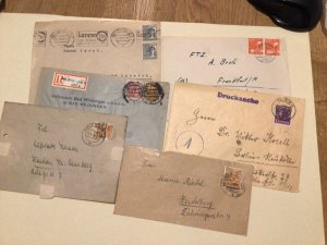 Germany Allied Occupation covers & postal stationary items Ref A496