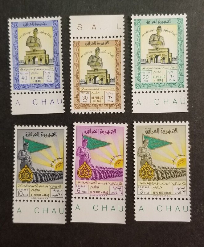 IRAQ Scott 267-272 Mint Unused Stamp Lot MNH OG  z4150 