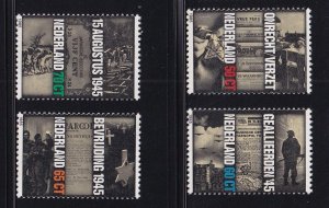 Netherlands  #665-668  MNH 1985  liberation