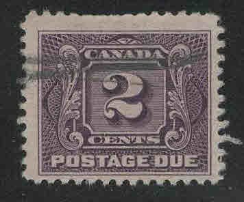 CANADA Scott J2 used postage due