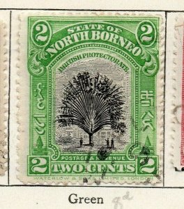 North Borneo 1909 Early Issue Fine Used 2c. NW-111317