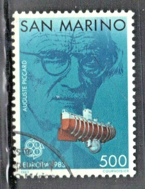 SAN MARINO  SCOTT# 1050 **USED** 1983  500L   EUROPA  SEE SCAN